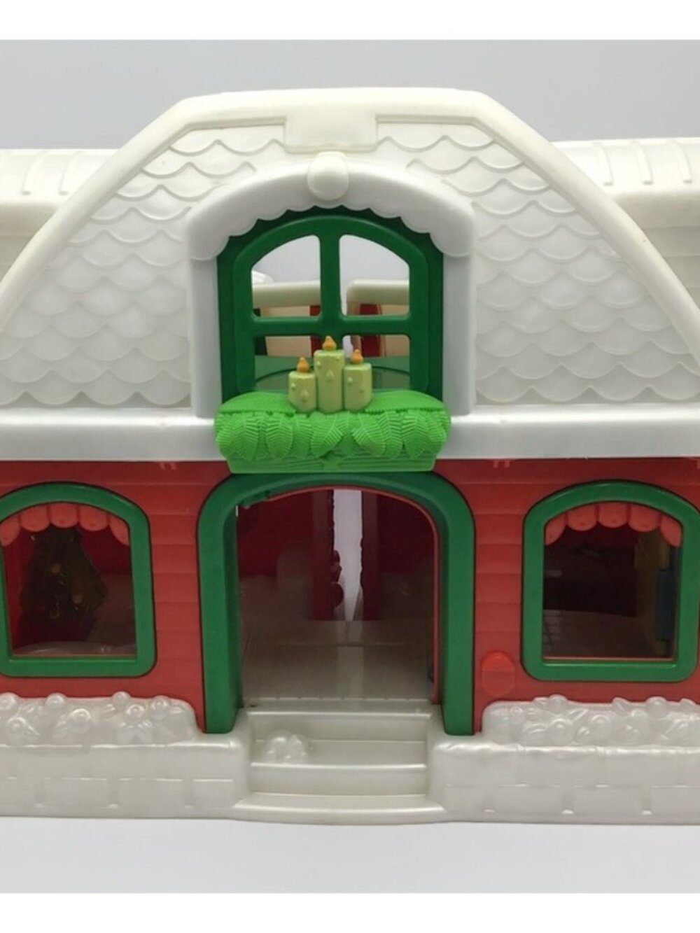 Fisher Price Little People Christmas Cottage Santa House WORKS 2012